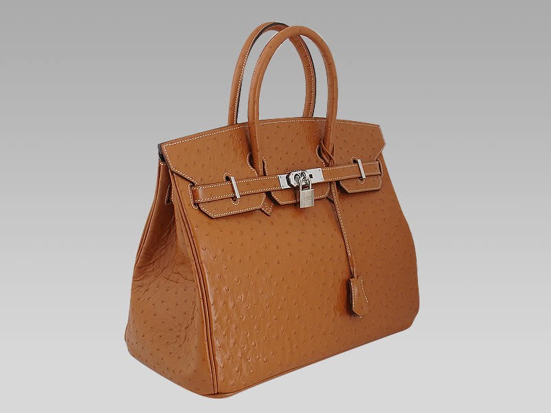 Hermes Birkin 35 Cm Ostrich Gold 2