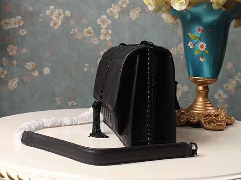 Saint Laurent Jamie Medium Carre Rive In Clafskin Black 2