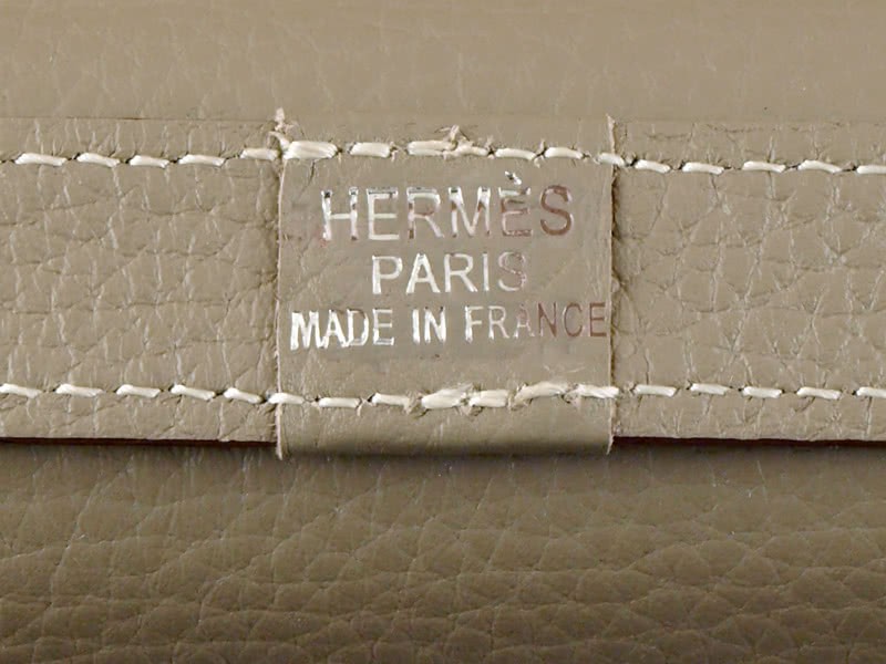 Hermes Constance 23 Single Shoulder Bag Togo Leather Grey 7