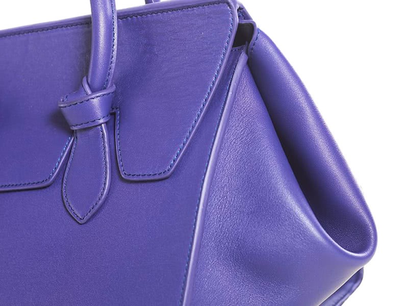 Celine Tie Bag Original Leather Violet 8