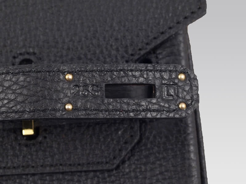 Hermes Birkin 35cm Clemence Black With Golden Hardware 8