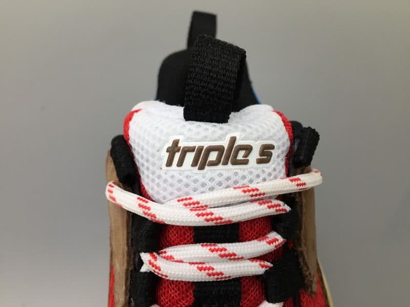 Balenciaga Triple S Brown and Red 10