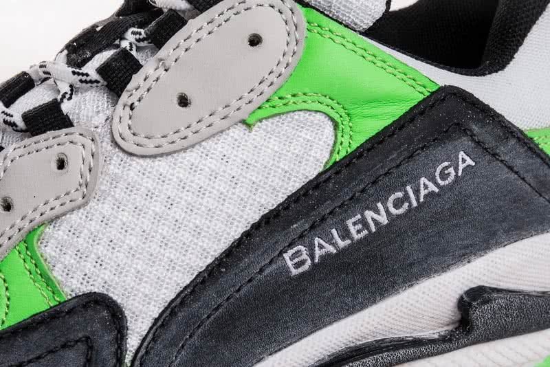 Balenciaga Triple S Retro Black and Green 13