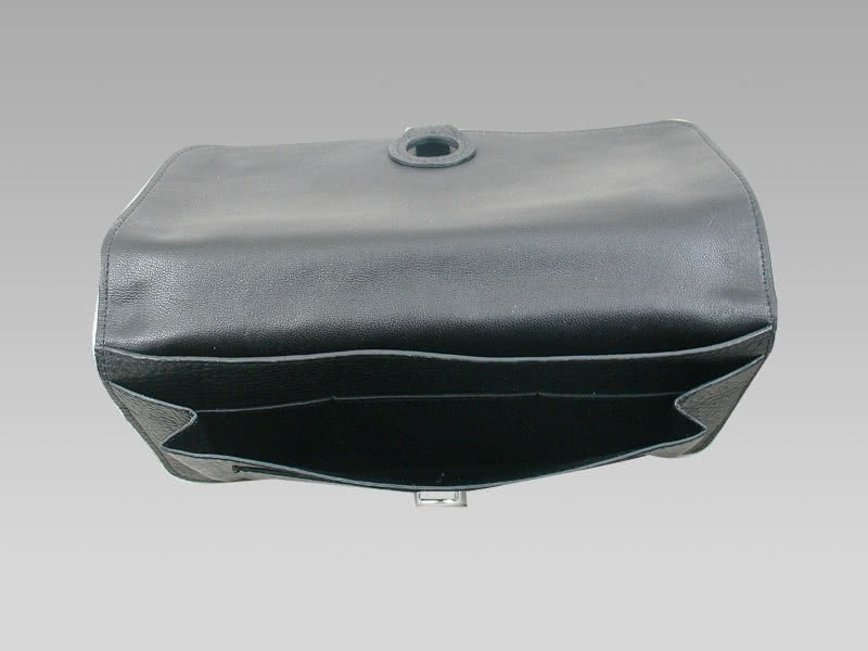 Hermes Dogon Togo Leather Wallet Purse Black 9