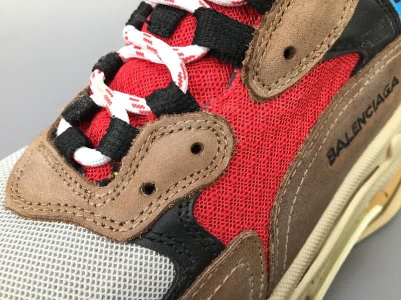 Balenciaga Triple S Brown and Red 12