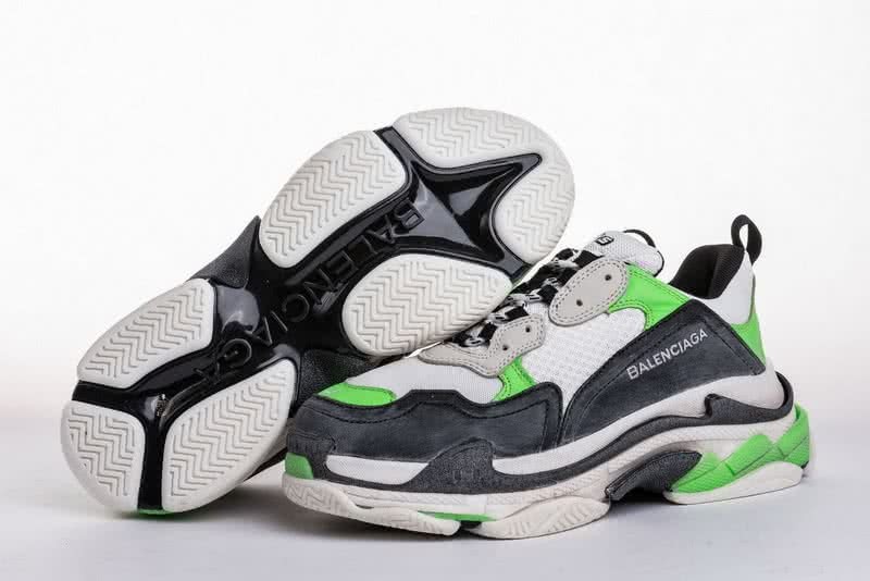 Balenciaga Triple S Retro Black and Green 14
