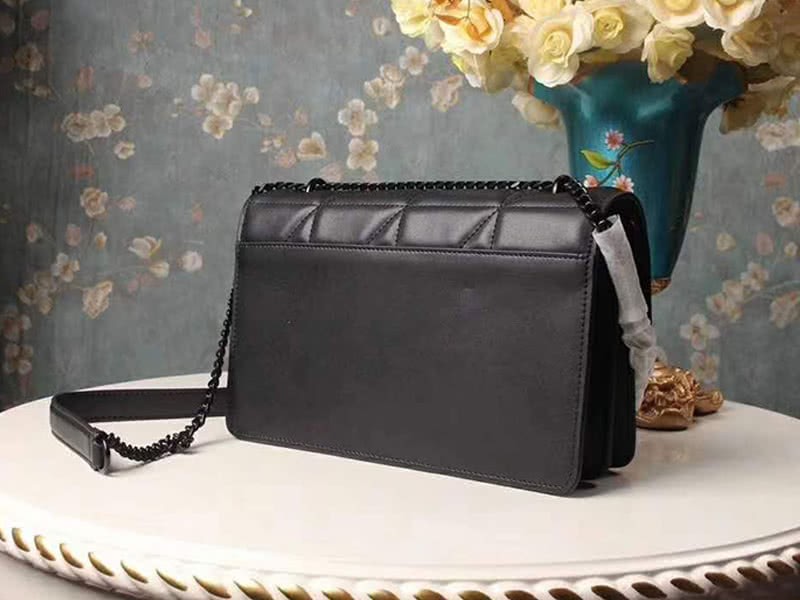 Saint Laurent Jamie Medium Carre Rive In Clafskin Black 3