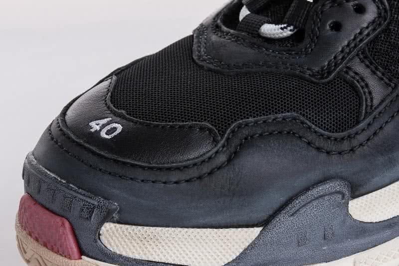 Top Originals Supplier Balenciaga Triple S Black and Red 13