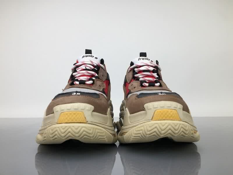 Balenciaga Triple S Brown and Red 13