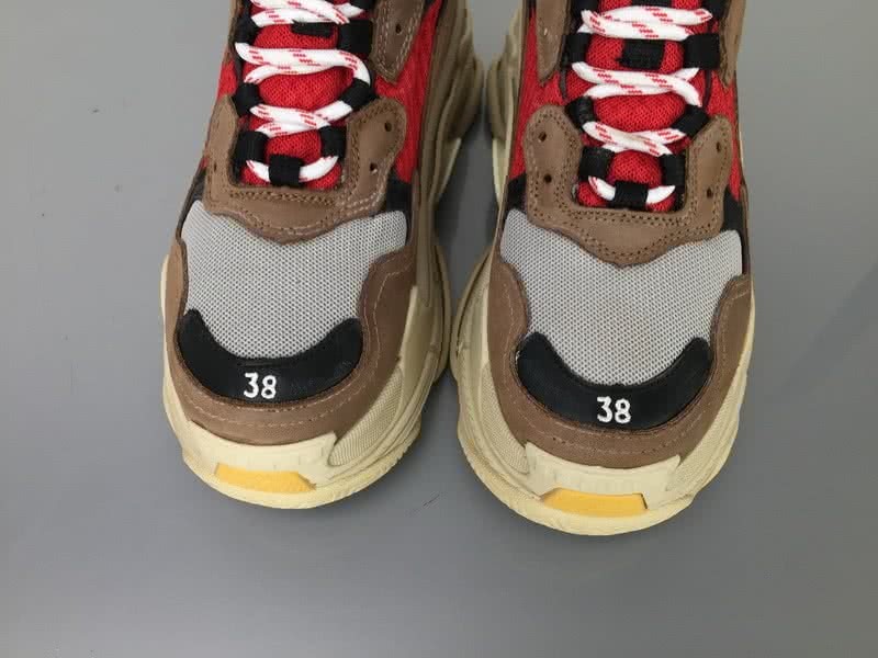 Balenciaga Triple S Brown and Red 14