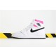 Air Jordan 1 Mid Hyper Pink And Black Women