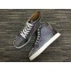 Christian Louboutin Sneakers High Top Rivets Purple Brown Men Women